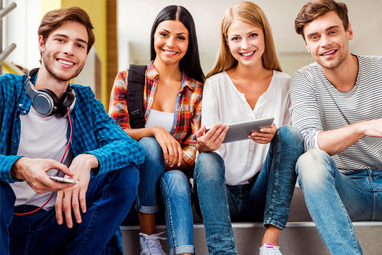 Happy students at The Skilled Future